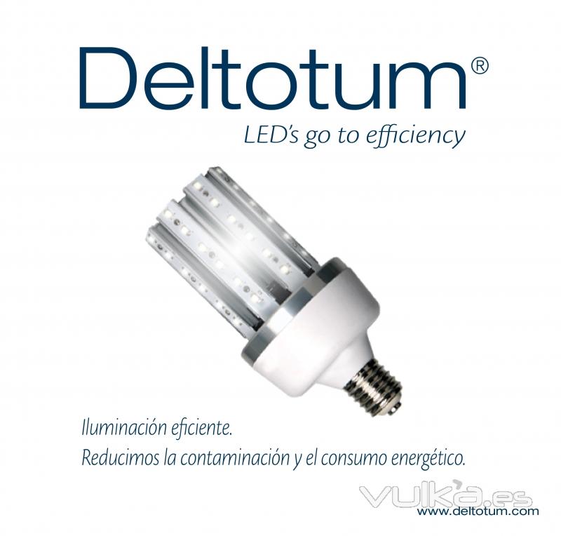 Lmpara LED Deltotum 50w para alumbrado pblico.