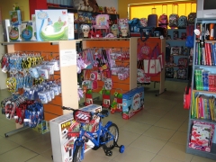 Juguetes, regalos, libros