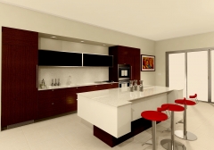 Fotos de cocinas hogar realizadas con el programa de diseño de cocinas autokitchen.