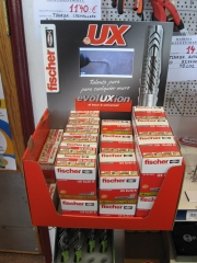 Expositor de tacos fischer ux evoluxion