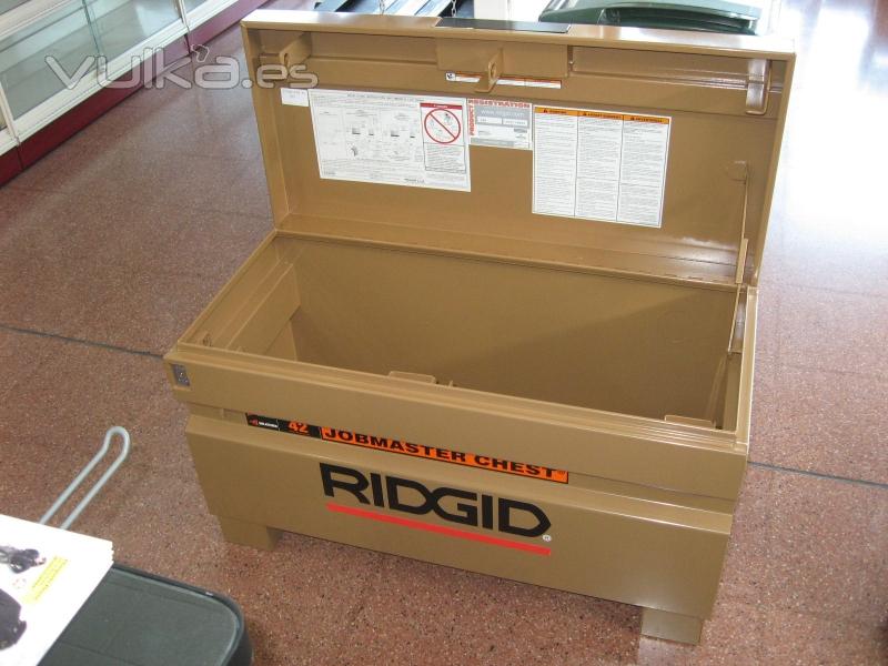 Arcon para guardar herramientas Ridgid.