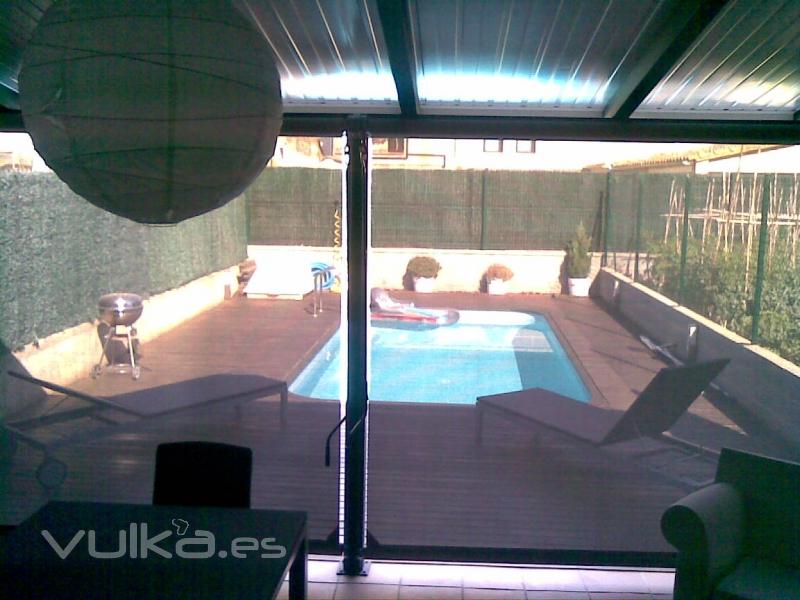 toldo telon con sunworker