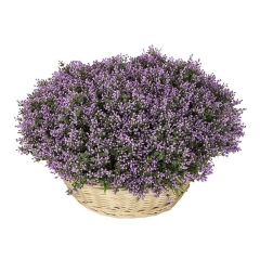 Plantas artificiales con flores planta eucalipto artificial bayas malvas en la llimona home (2)
