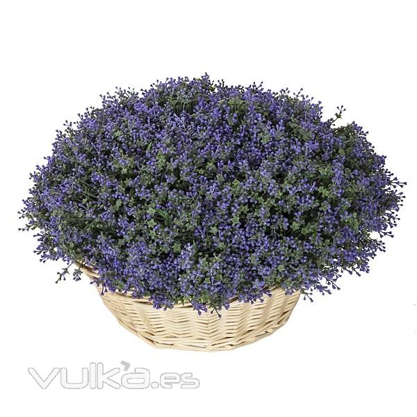 Plantas artificiales con flores. Planta eucalipto artificial bayas lavanda en La Llimona home (2)