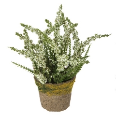 Plantas artificiales con flores planta astilbe artificial blanca 16 en la llimona home
