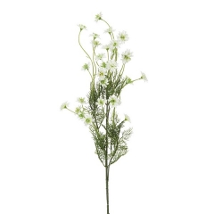Plantas artificiales con flores. rama margaritas artificiales flores blancas 75 en la llimona home