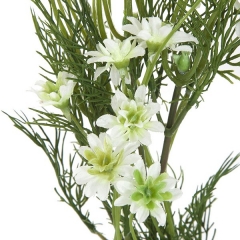 Plantas artificiales con flores. rama margaritas artificiales flores blancas 75 la llimona home (1)