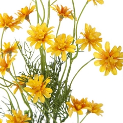 Plantas artificiales con flores rama margaritas artificiales flores amarillas la llimona home (1)