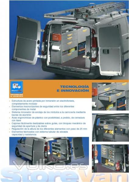 EQUIPAMIENTO INTERIOR DE FURGONETAS INANSUR