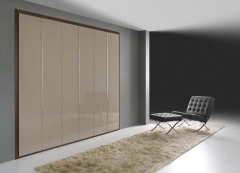 Armario 6 puertas cristal moka