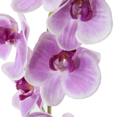 Flores artificiales. rama orquideas artificiales latex junior lavanda hojas 58 en la llimona home 2