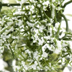 Plantas artificiales flores planta flores allium artificiales bush blancas 45 en la llimona home 2