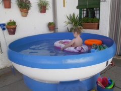 Piscina infantil de jardin