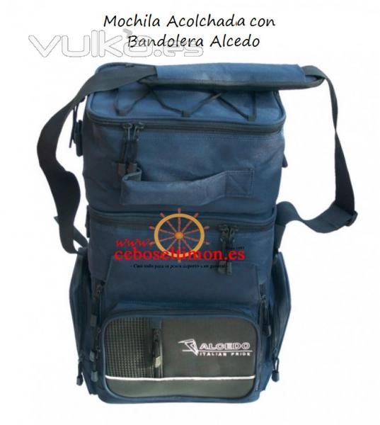 www.ceboseltimon.es  - MOCHILA MALETA NEVERA ACOLCHADA ALCEDO - MEDIDAS 28X20X48