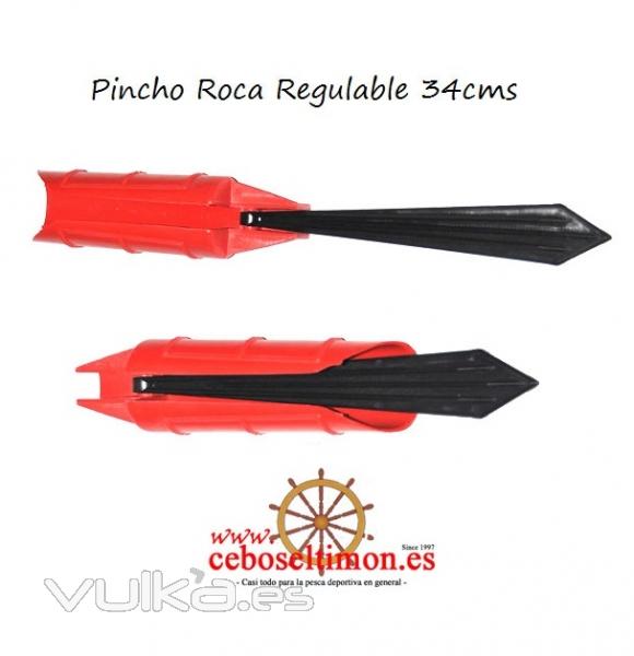 www.ceboseltimon.es - SOPORTE PINCHO ROCA PLASTICO PLEGABLE 34CM