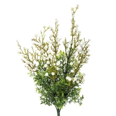 Plantas artificiales con flores. planta flores bush gypsophila artificial blanca en la llimona home