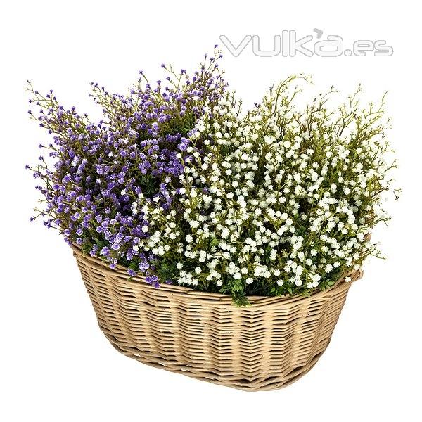 Plantas artificiales con flores. Planta flores bush gypsophila artificial en La Llimona home