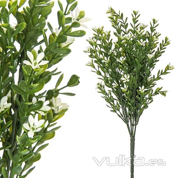 Plantas artificiales con flores. Planta flores bush margaritas artificiales blanca La Llimona home 1