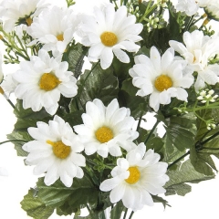 Ramos artificiales ramo flores artificiales margaritas blancas 40 en la llimona home (1)