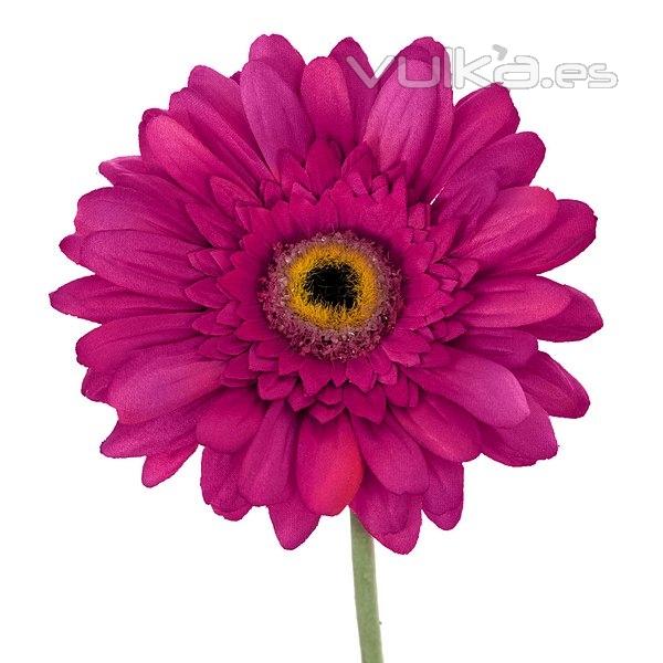 Flores artificiales. Flor gerbera artificial frambuesa 60 en La Llimona home