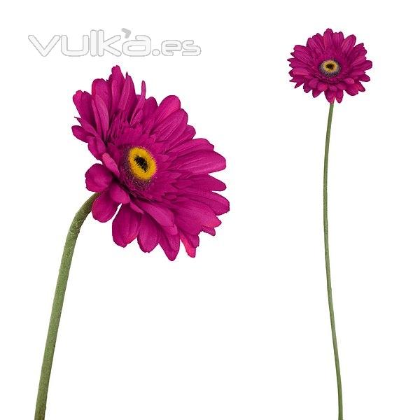 Flores artificiales. Flor gerbera artificial frambuesa 60 en La Llimona home (1)