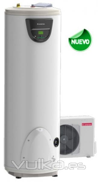 Termo electrico Bomba de calor Nuos 300 Split Suelo de Ariston en www.calentadorespymarc.com