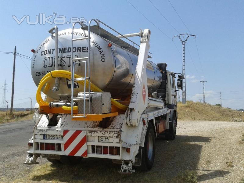 alquiler camion cisterna agua