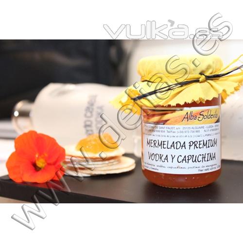 Mermelada Artesanal de Vodka con Flor de Capuchina