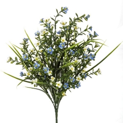 Plantas artificiales con flores planta flores mini bell artificiales azules la llimona home