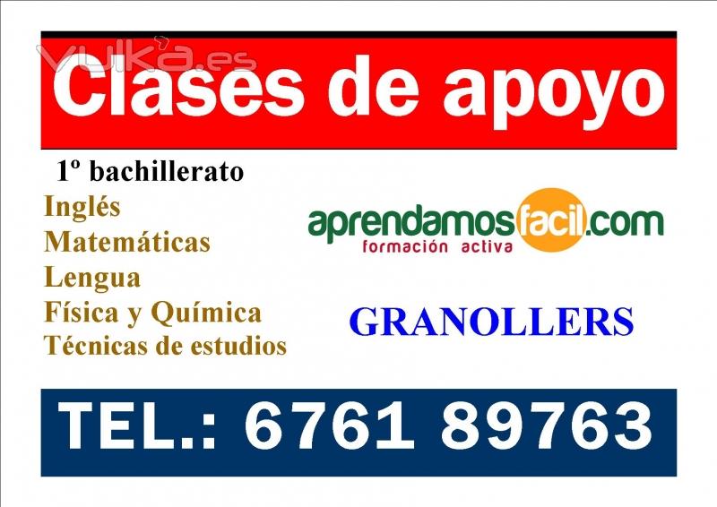 clases de apoyo escolar en granollers todo el ao