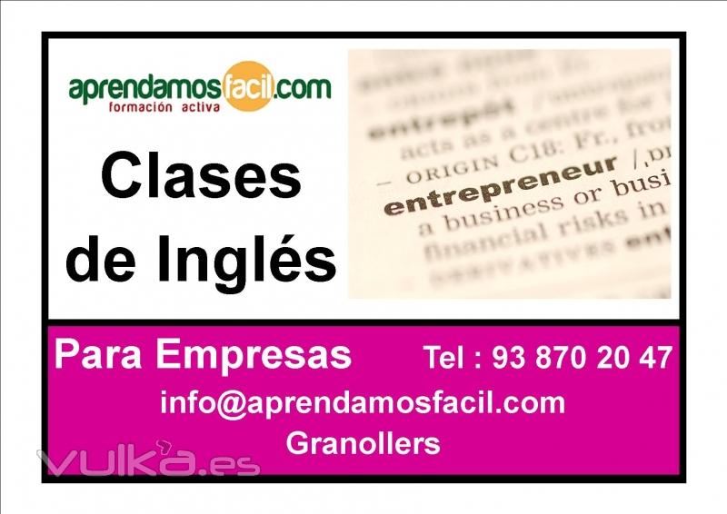 clases de inglés para empresa en granollers