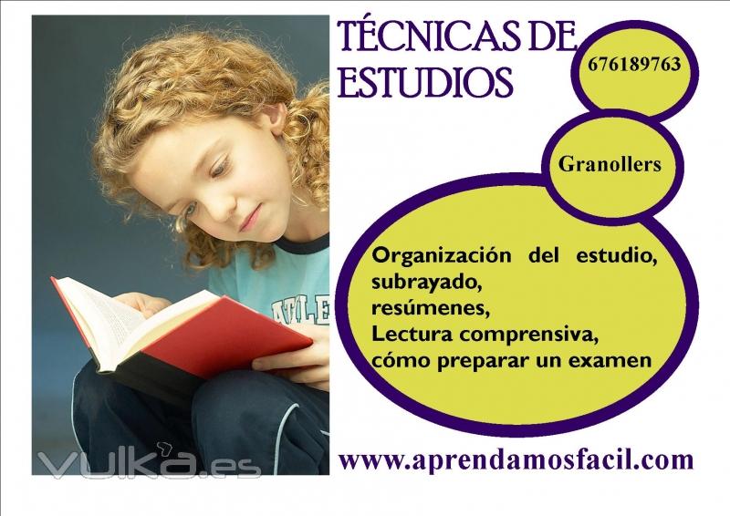 clases de tcnicas de estudios en granollers