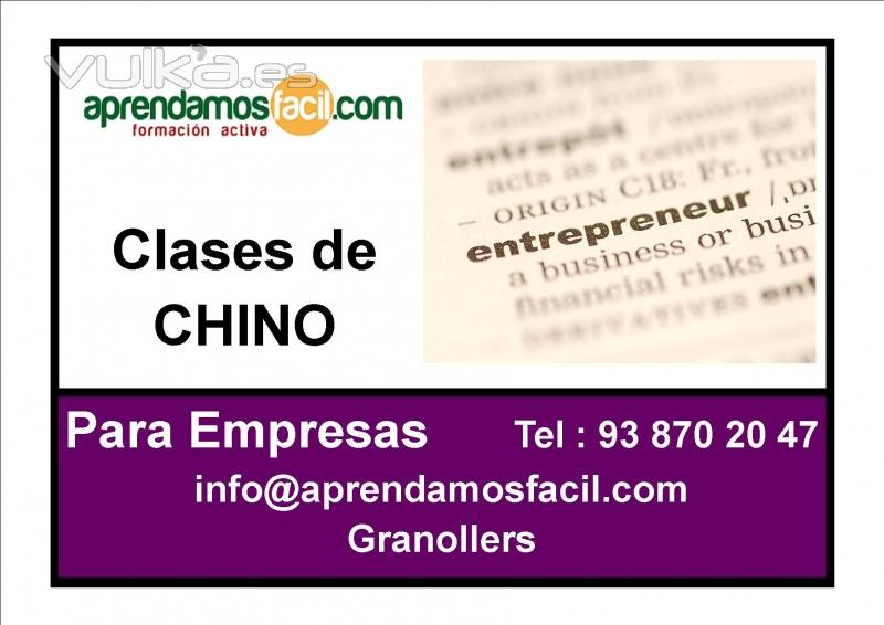 clases de chino para empresas en granollers