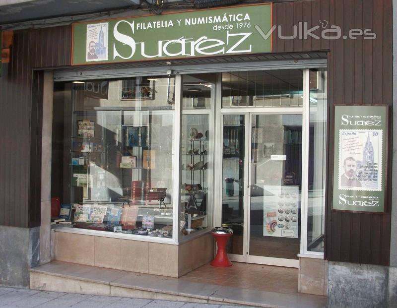 Nuevo establecimiento de Filatelia y Numismática Suárez