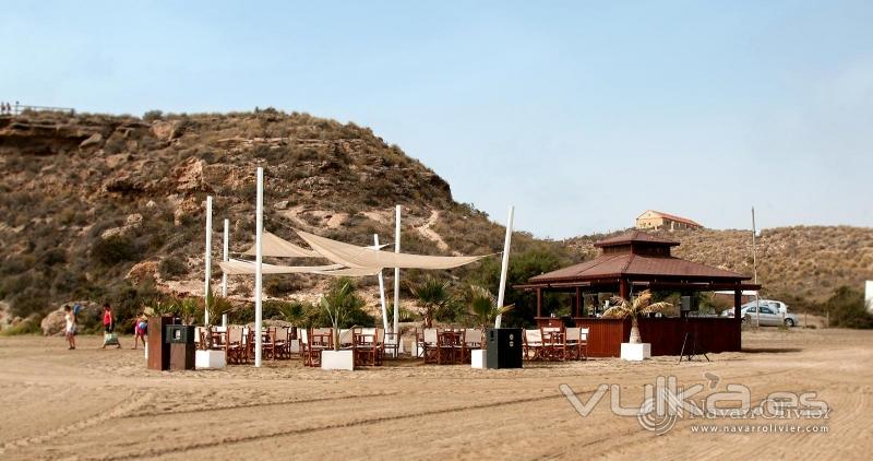 Chiringuito Paradise Beach, Calarreona, Aguilas, Murcia