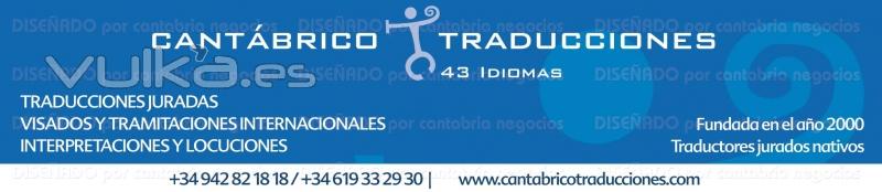 942 82 18 18 / 619 33 29 30 info@cantabricotraducciones.com www.cantabricotraducciones.com