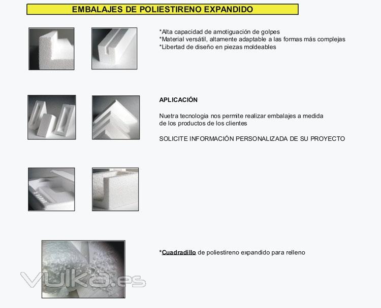 Embalaje de poliestireno expandido