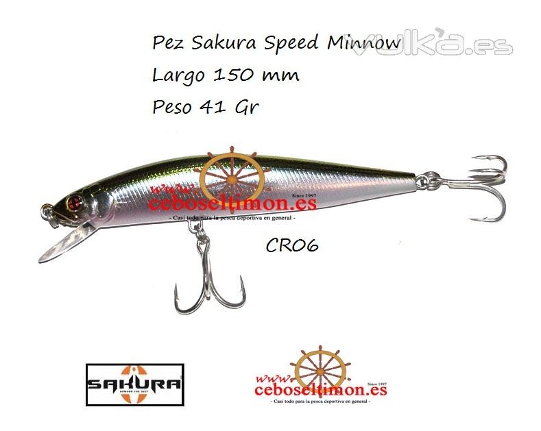 www.ceboseltimon.es  PEZ SAKURA FLOATING RUSH DIVER 150MM 63.5GR COLOR 008