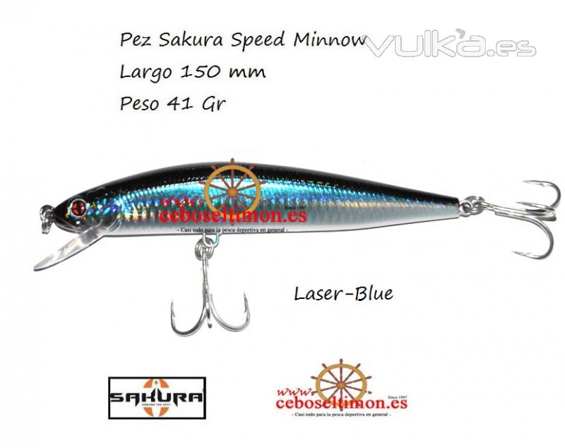 www.ceboseltimon.es - PEZ SAKURA FLOATING SPEED MINNOW 150F 41GR COLOR L10