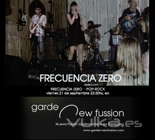 Viernes 21 de Septiembre Frecuencia Zero nos versionarn canciones de grupos pop-rock en New Fussion