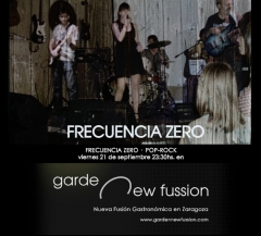 Viernes 21 de septiembre frecuencia zero nos versionaran canciones de grupos pop-rock en new fussion