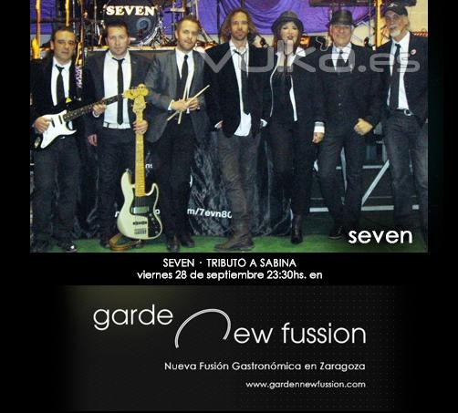 El viernes 28 de Septiembre concierto de SEVEN especial tributo a SABINA en New Fussion