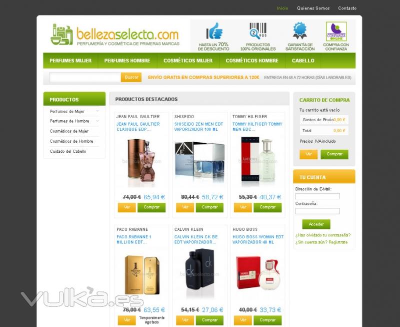 Tienda online e perfumes y cosmticos