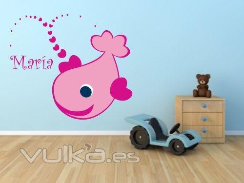 Vinilo decorativo infantil personalizable