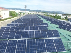 Instalacin solar sobre tejado