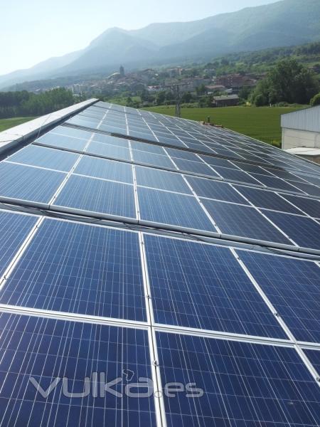 Instalacin solar con estructura 2d