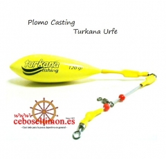 Www.ceboseltimon.es -plomo turkana fishing - especial casting  rojo-blanco-amarillo u negr