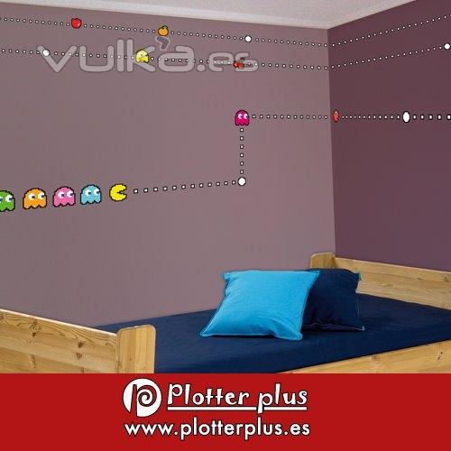 Vinilos de pared decorativos en Plotterplus para dar un toque divertido a tu hogar