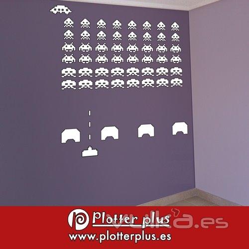 Vinilos de pared decorativos en Plotterplus para dar un toque divertido a tu hogar