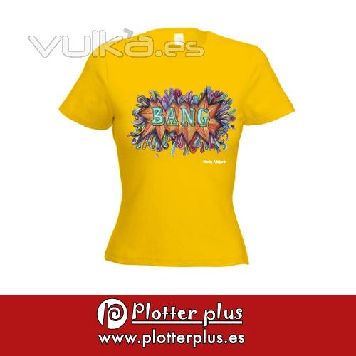 Las chicas son guerreras! Camisetas Poptime exclusivas para chicas en Plotterplus